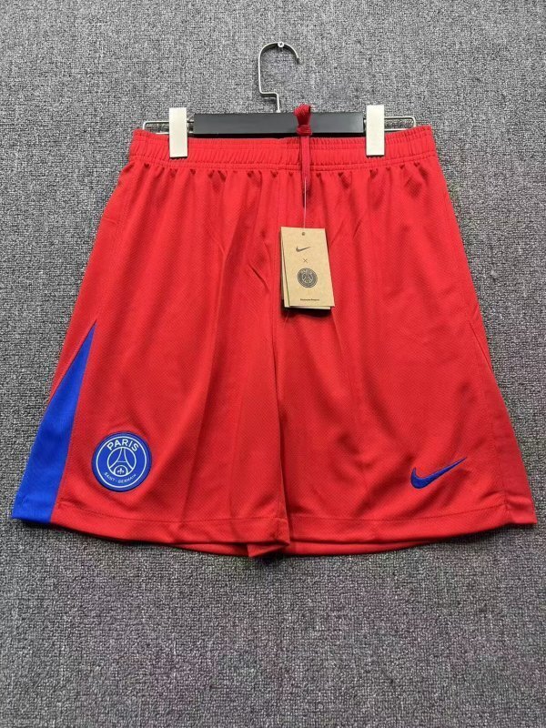 AAA Quality Paris St Germain 25/26 Third Red Soccer Shorts
